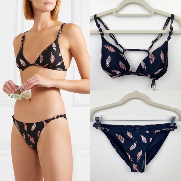 Vix Other - Vix Seychelles Metallic Leaf Print Bikini